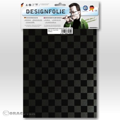 Designfolie perlmutt graphit /schwarz (ca. A4)