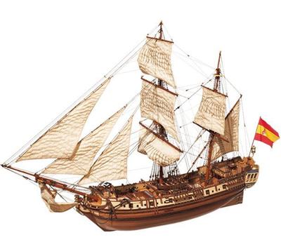 La Candelaria (Schiffsbausatz mit Segel, Maßstab 1:85)