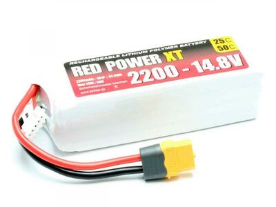 LiPo Akku RED POWER XT 2200 - 14,8V