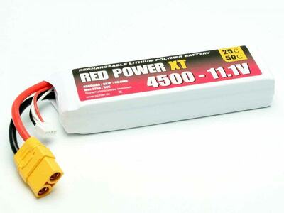 LiPo Akku RED POWER XT 4500 - 11,1V
