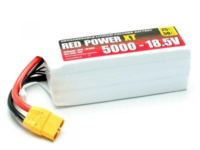 LiPo Akku RED POWER XT 5000 - 18,5V