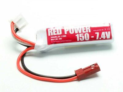 LiPo Akku RED POWER XT 150 - 7.4V