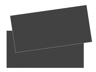 GFK Platte (schwarz) 400 x 200 / 2.0 mm (1 Stück)