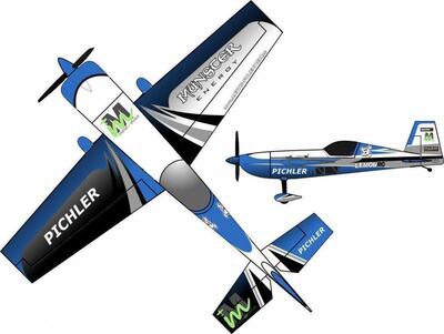 Extra 330 (Combo) Münster Energy blau / 840 mm