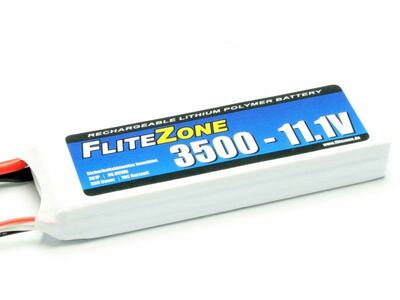 LiPo Akku FliteZone 3500 - 11,1V + EC5