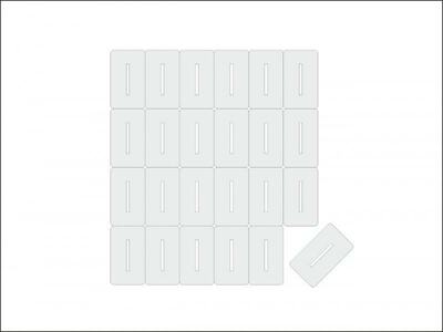 Patent Scharnier 17 x 10mm (24 Stück)