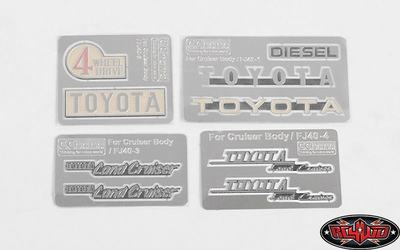 Complete Metal Emblems Set for Cruiser Body