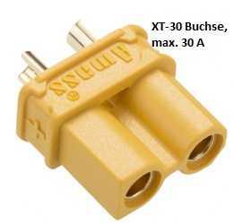 XT-30 Goldbuchse, max. 30A (2 Stück)