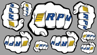 Decal Sheet Fist Logo RPM