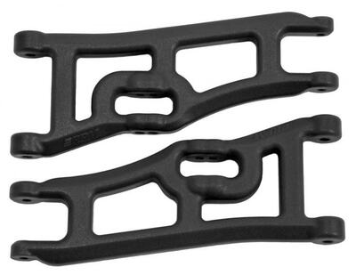 Suspension Arms Front Extended Black Rustler, Stampede - 2WD