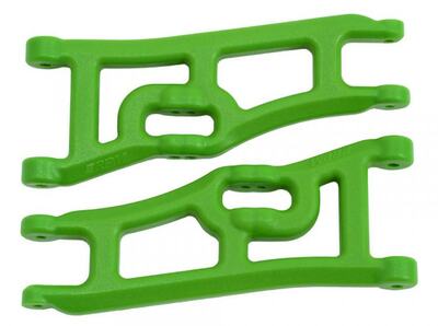 Suspension Arms Front Extended Green Rustler, Stampede - 2WD