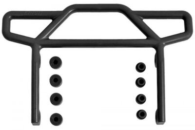 Bumper Rear Black Rustler 2WD