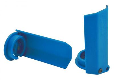 Shock Shaft Guards Blue (2) X-Maxx