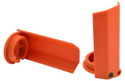 Shock Shaft Guards Orange (2) X-Maxx