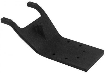 Skid Plate Rear Black Slash 2WD