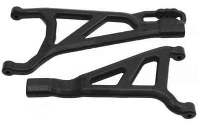 Suspension Arms Front Right Black (Pair) E-Revo 2.0