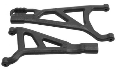 Suspension Arms Front Left Black (Pair) E-Revo 2.0