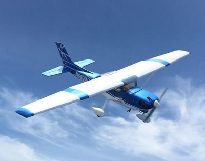 Cessna Turbo Skylane 182 ARF (SW=172,5cm) blau