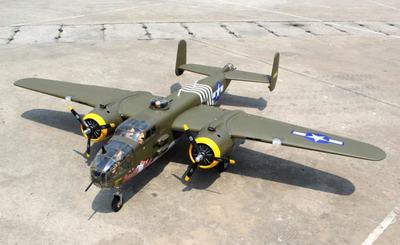 Mitchell B-25 20cm³ ARF mit Einziehfahrwerk (SW=241,2cm)