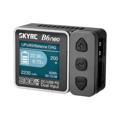 B6neo Ladegerät grau LiPo 1-6s 10A 200W