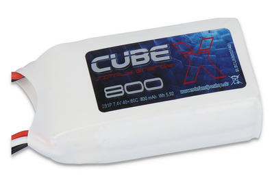 X-Cube 800mAh 2S1P 7,4V 40C/80C