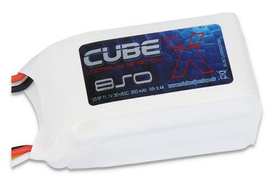 X-Cube 850mAh 3S1P 11,1V 30C/60C