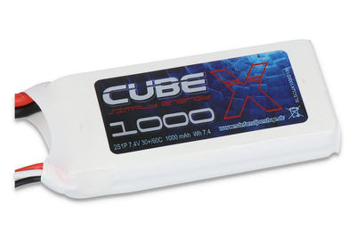 X-Cube 1000mAh 2S1P 7,4V 30C/60C