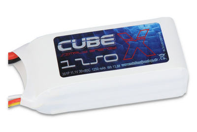 X-Cube 1250mAh 3S1P 11,1V 30C/60C