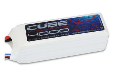 X-Cube 4000mAh 6S1P 22,2V 30C/60C