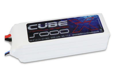 X-Cube 5000mAh 6S1P 22,2V 40C/60C