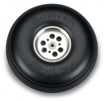 4.5" Skylite tire w/aluminum hub#