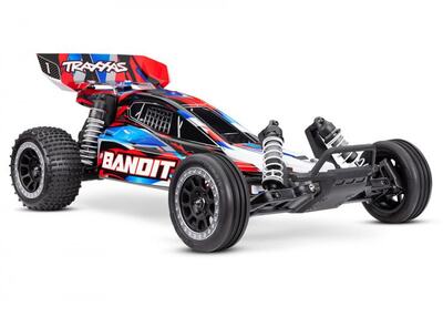 Bandit 2WD 1/10 RTR TQ EHD Rot USB-C Lader mit Akku/Ladegerät