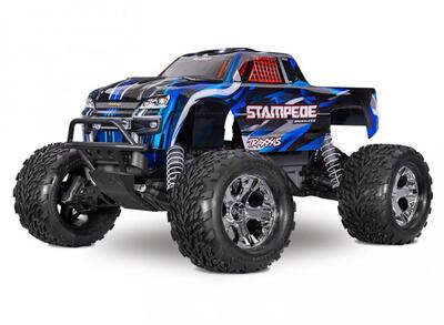 Stampede 2WD 1/10 RTR TQ BL-2s HD (ohne Akku und Lader) blau