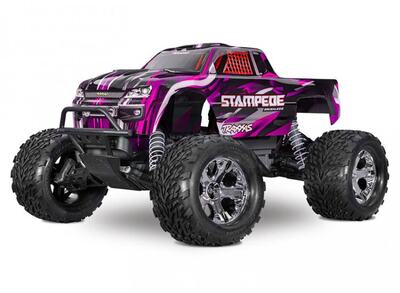 Stampede 2WD 1/10 RTR TQ BL-2s HD (ohne Akku und Lader) pink