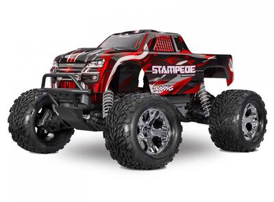 Stampede 2WD 1/10 RTR TQ BL-2s HD (ohne Akku und Lader) rot