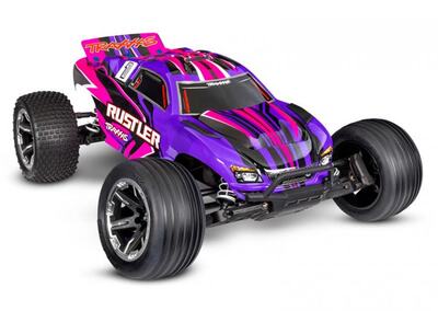 Rustler 2WD 1/10 RTR TQ EHD USB-C - (mit Akku und Ladegerät) pink