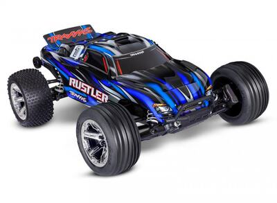 Rustler 2WD 1/10 RTR TQ BL-2s HD (ohne Akku und Lader) blau