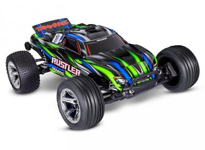 Rustler 2WD 1/10 RTR TQ BL-2s HD (ohne Akku und Lader) grün