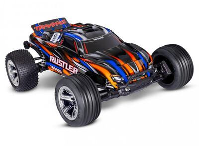 Rustler 2WD 1/10 RTR TQ BL-2s HD (ohne Akku und Lader) orange