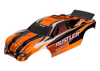Karosserie, Rustler 2WD orange lackiert