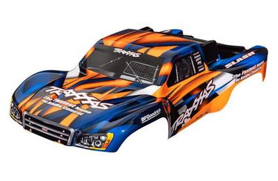 Karosserie, Slash 2WD/4x4 Orange & Blue Painted