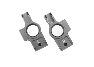 Carriers Stub Axle Alu Gray (Pair) 4-Tec