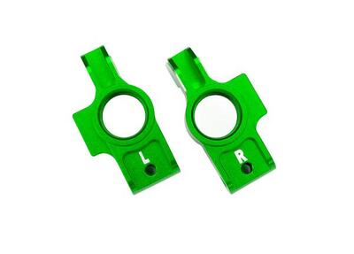 Carriers Stub Axle Alu Green (Pair) 4-Tec