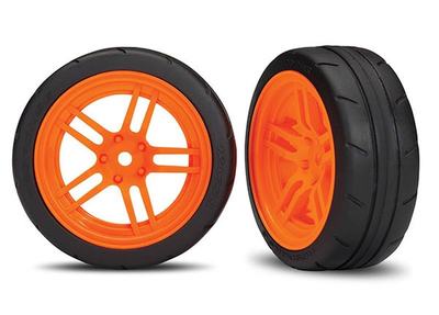 Komplettrad, 1,9", Response / Split-Spoke orange vorn (Ford GT) (2 Stück)