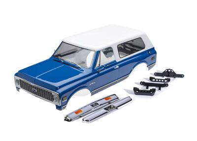 Karosserie, Chevrolet Blazer '72 blau/weiß Clipless komplett