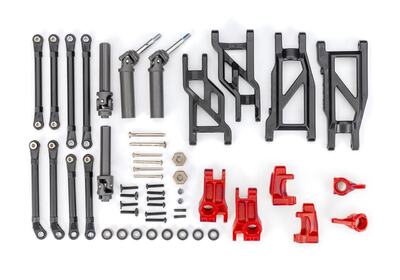 2WD Extreme Heavy Duty Upgrade Kit (rot) für Stampede, Rustler, Bigfoot