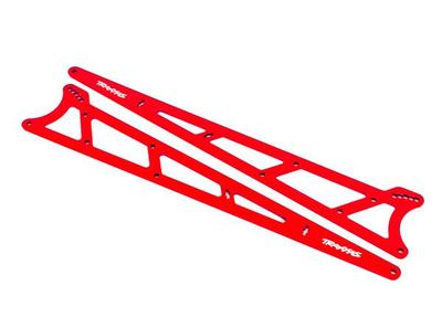 Side Plates Wheelie Bar Alu rot Drag Slash