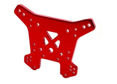 Dämpferbrücke hinten Alu rot Sledge