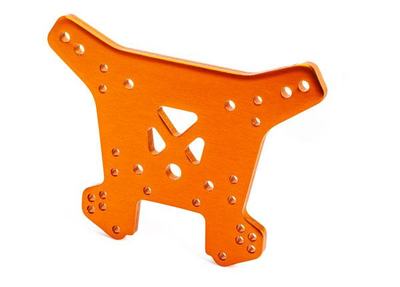 Dämpferbrücke hinten Alu orange Sledge