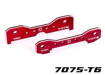 Querlenkerhalter hinten Alu HD rot Sledge